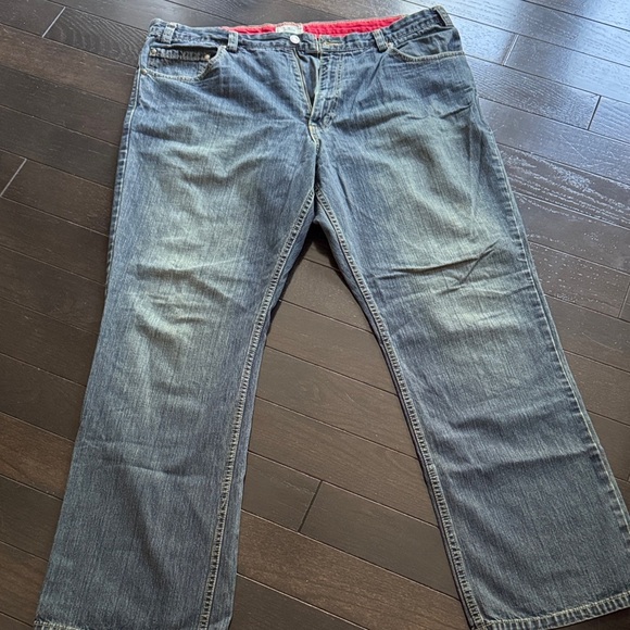 Dockers Blue Denim Straight Leg Jeans Size 40/32 - Picture 1 of 8
